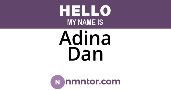 Adina Dan