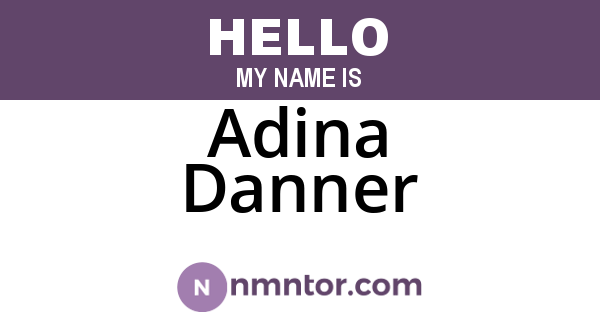 Adina Danner