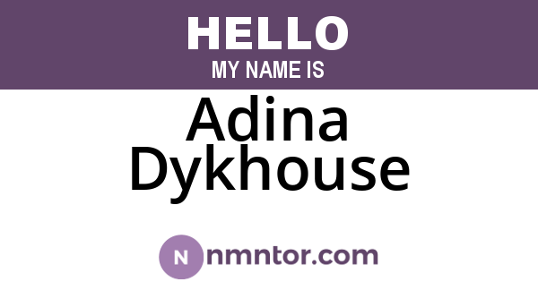 Adina Dykhouse