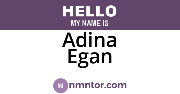 Adina Egan