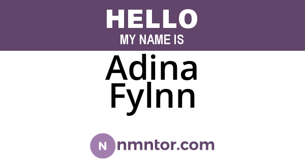 Adina Fylnn