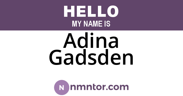 Adina Gadsden