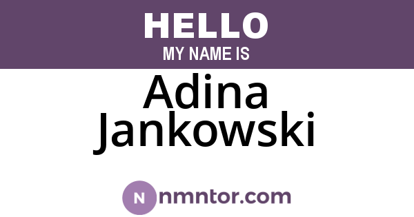 Adina Jankowski