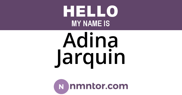 Adina Jarquin