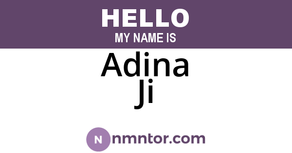 Adina Ji