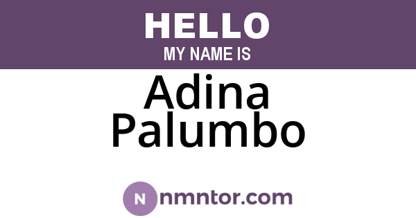 Adina Palumbo