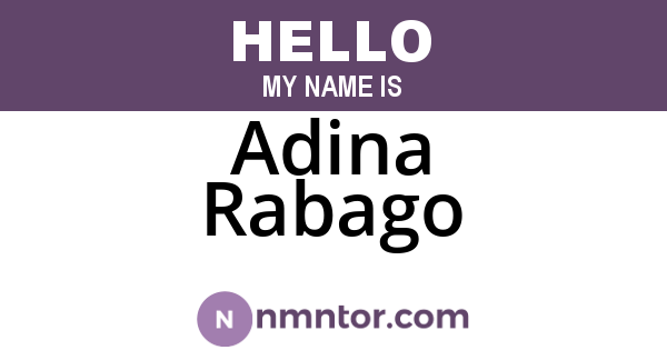 Adina Rabago