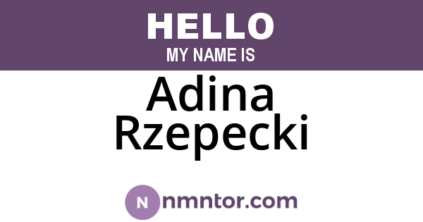 Adina Rzepecki