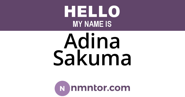 Adina Sakuma