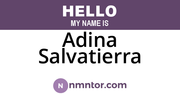 Adina Salvatierra