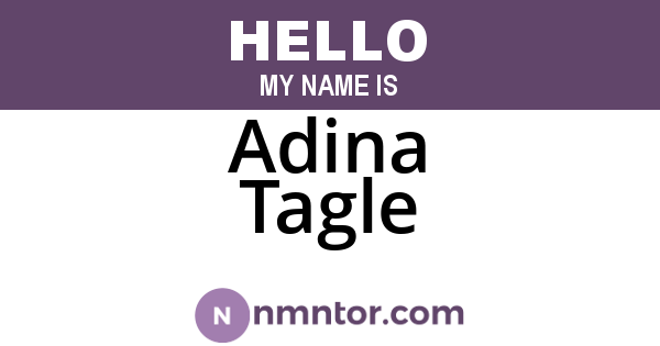 Adina Tagle