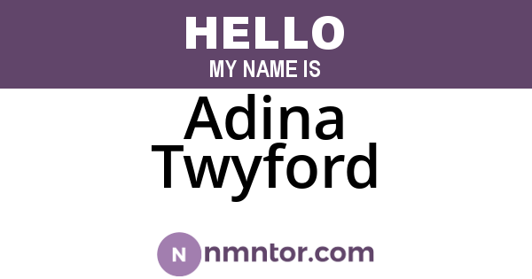 Adina Twyford