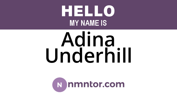 Adina Underhill