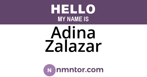 Adina Zalazar