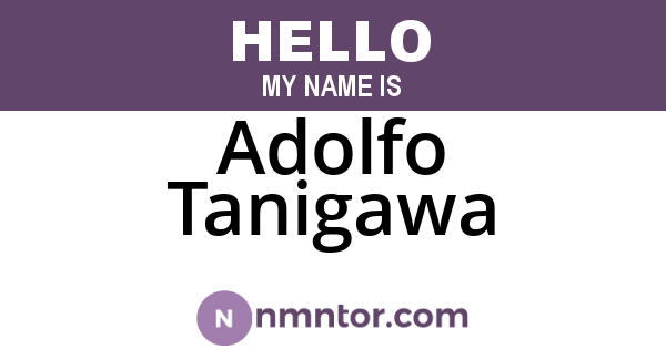 Adolfo Tanigawa