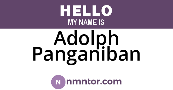 Adolph Panganiban