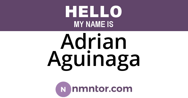 Adrian Aguinaga