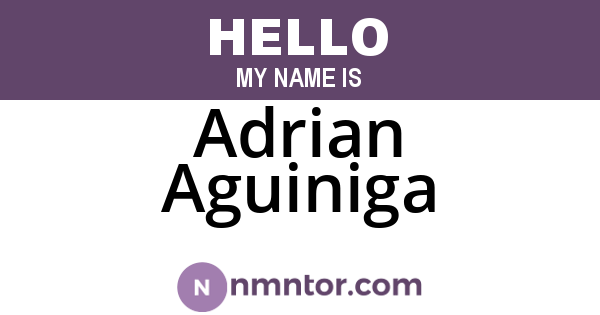 Adrian Aguiniga