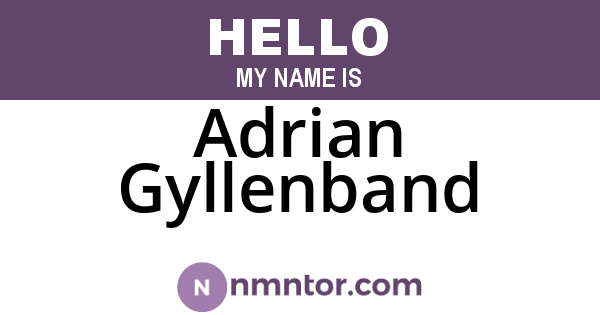 Adrian Gyllenband