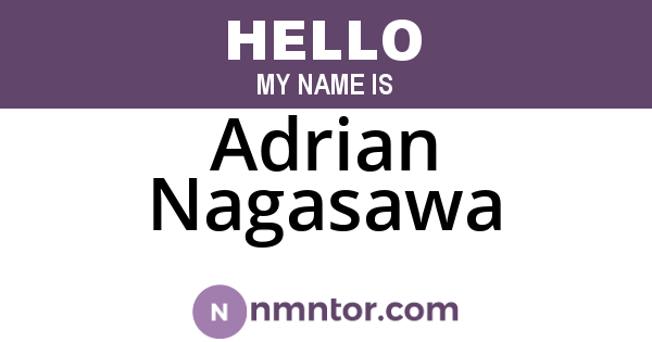 Adrian Nagasawa