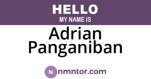 Adrian Panganiban