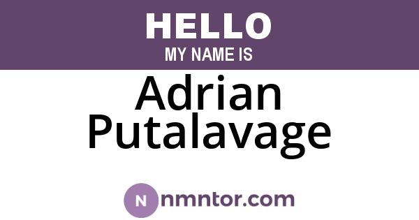 Adrian Putalavage