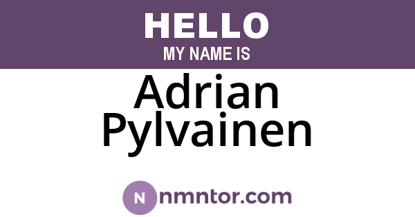 Adrian Pylvainen