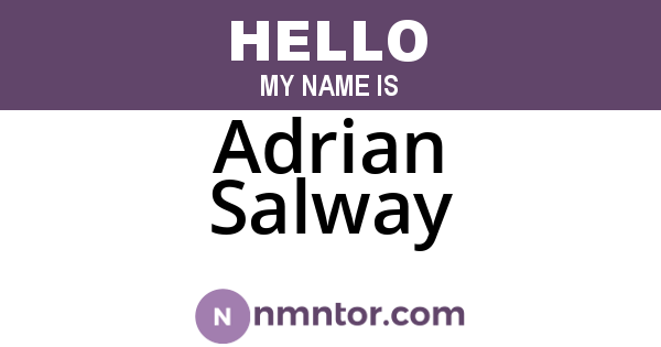 Adrian Salway