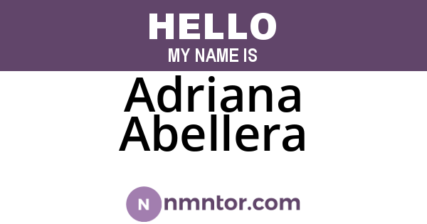 Adriana Abellera