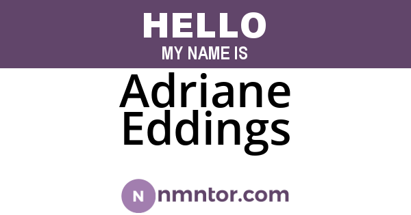 Adriane Eddings