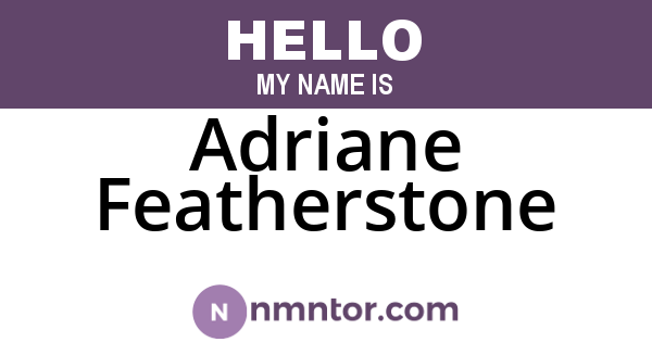 Adriane Featherstone