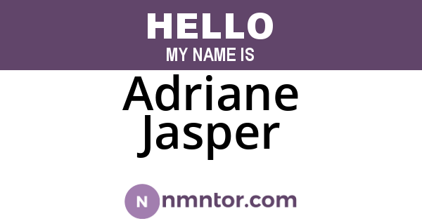 Adriane Jasper