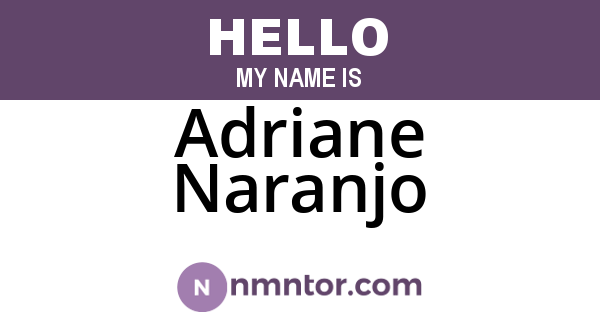 Adriane Naranjo
