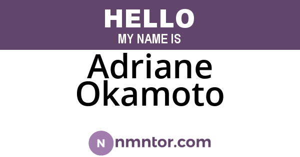 Adriane Okamoto