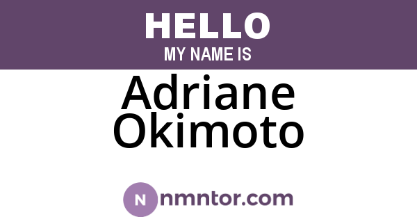 Adriane Okimoto