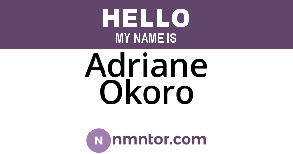 Adriane Okoro