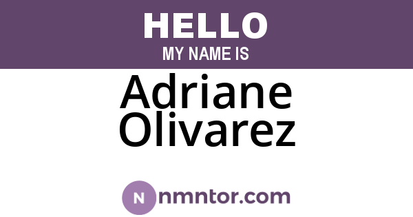 Adriane Olivarez