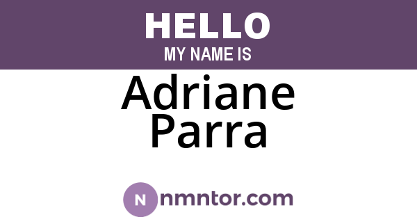 Adriane Parra