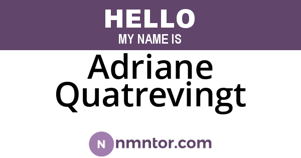 Adriane Quatrevingt