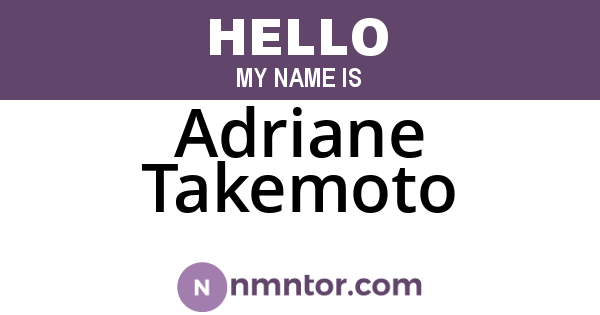Adriane Takemoto