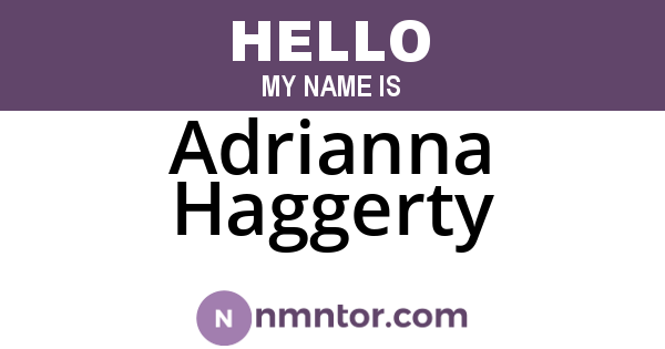 Adrianna Haggerty