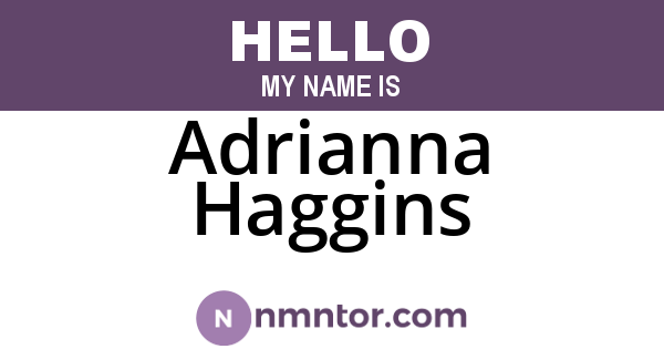 Adrianna Haggins