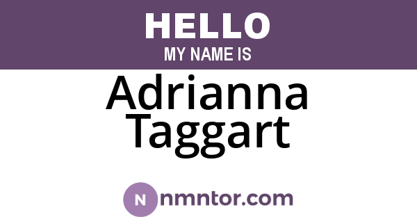 Adrianna Taggart