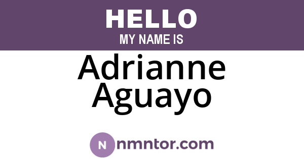 Adrianne Aguayo
