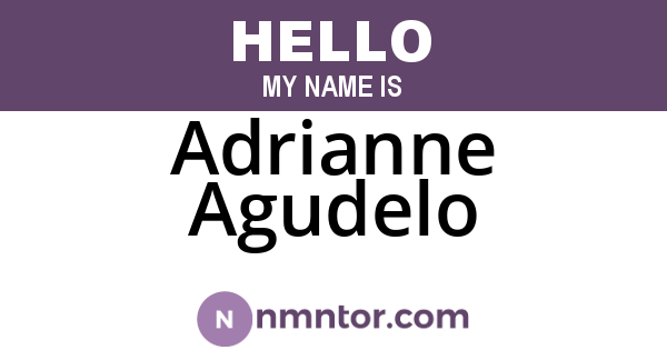 Adrianne Agudelo