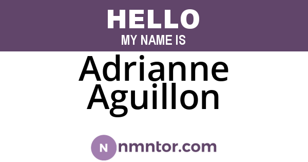 Adrianne Aguillon