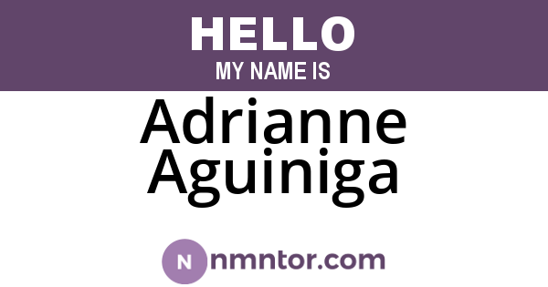 Adrianne Aguiniga