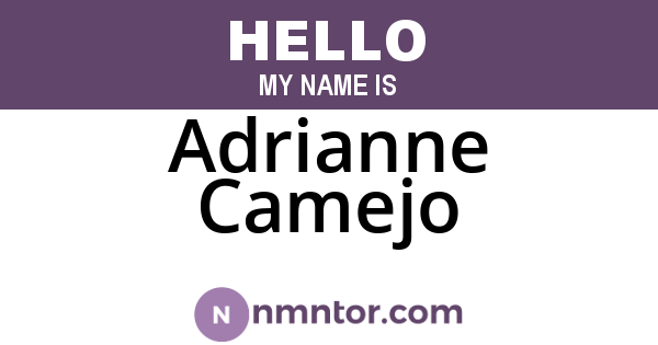 Adrianne Camejo