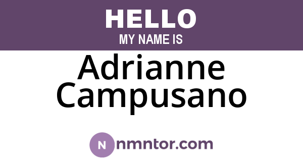 Adrianne Campusano