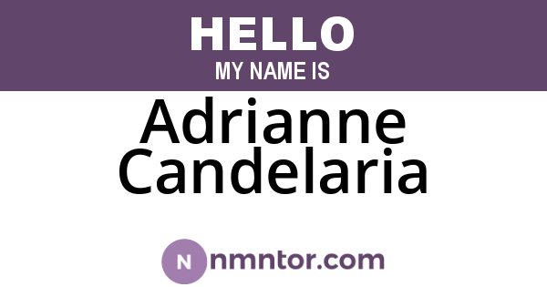 Adrianne Candelaria